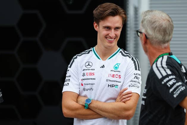 F1 - BAHRAIN GRAND PRIX IN MALAYSIA 2026 POURCHAIRE ThÃ o (fra), Development Driver of Mercedes AMG F1 Team, portrait during the 2026 Formula 1 Bahrain Grand Prix in Malaysia, 16th round of the 2026 Formula One World Championship, WM, Weltmeisterschaft from October 2 to 4, 2026 on the Sepang International Circuit, in Sepang, Malaysia - SepangMalaysia  Copyright: xANTONINxVINCENTx