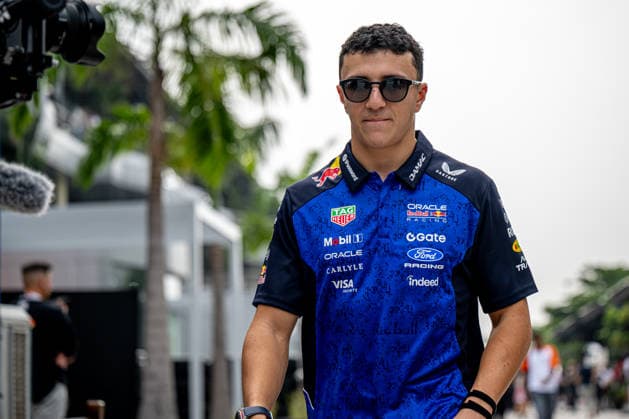 SEPANG, MALAYSIA: Isack Hadjar, racing for the Red Bull Racing team during the 2026 Formula 1 Bahrain Grand Prix at the Sepang International Circuit in Sepang, Malaysia