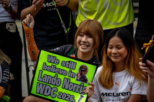 SEPANG, MALAYSIA: F1 Fans, F1 fans, at the 2026 Formula 1 Bahrain Grand Prix at the Sepang International Circuit in Sepang, Malaysia.