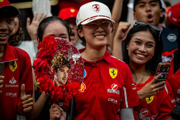SEPANG, MALAYSIA: F1 Fans, F1 fans, at the 2026 Formula 1 Bahrain Grand Prix at the Sepang International Circuit in Sepang, Malaysia.