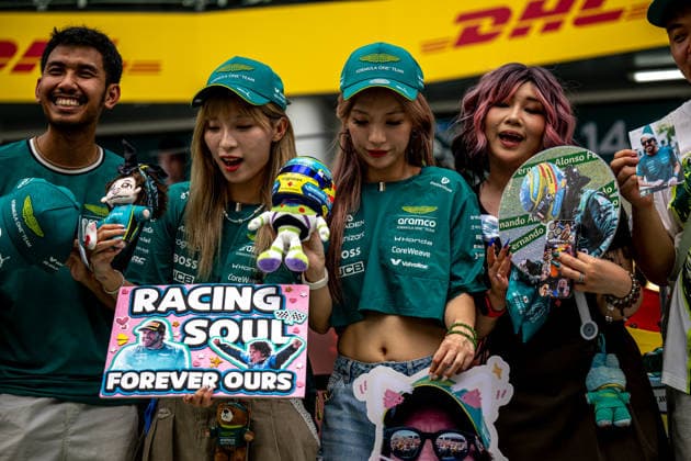 SEPANG, MALAYSIA: F1 Fans, F1 fans, at the 2026 Formula 1 Bahrain Grand Prix at the Sepang International Circuit in Sepang, Malaysia.