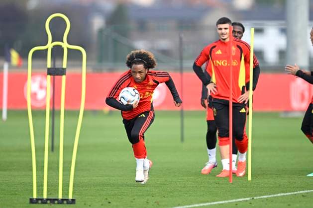 Belgium v Turkey - UEFA Nations League 2026 Media Activities 01 10 2026 TUBIZE, BELGIUM - OCTOBER 01 : Fofana Malick forward of Belgium pictured during a training session ahead of the UEFA Nations League tournament league phase matchday 3 group A1 match between Belgium and Turkey on October 1, 2026 in Tubize, Belgium, 01 10 2026 Tubize Belgium  Copyright: xNicoxVereeckenx