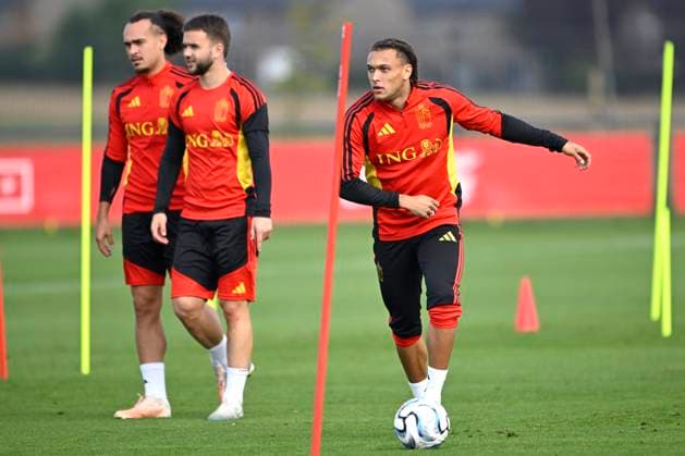 Belgium v Turkey - UEFA Nations League 2026 Media Activities 01 10 2026 TUBIZE, BELGIUM - OCTOBER 01 : Moreira Da Silva Diego defender of Belgium pictured during a training session ahead of the UEFA Nations League tournament league phase matchday 3 group A1 match between Belgium and Turkey on October 1, 2026 in Tubize, Belgium, 01 10 2026 Tubize Belgium  Copyright: xNicoxVereeckenx