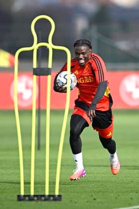 Belgium v Turkey - UEFA Nations League 2026 Media Activities 01 10 2026 TUBIZE, BELGIUM - OCTOBER 01 : Lavia Romeo midfielder of Belgium pictured during a training session ahead of the UEFA Nations League tournament league phase matchday 3 group A1 match between Belgium and Turkey on October 1, 2026 in Tubize, Belgium, 01 10 2026 Tubize Belgium  Copyright: xNicoxVereeckenx