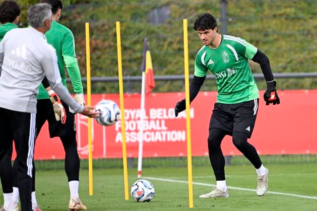 Belgium v Turkey - UEFA Nations League 2026 Media Activities 01 10 2026 TUBIZE, BELGIUM - OCTOBER 01 : Lammens Senne goalkeeper of Belgium pictured during a training session ahead of the UEFA Nations League tournament league phase matchday 3 group A1 match between Belgium and Turkey on October 1, 2026 in Tubize, Belgium, 01 10 2026 Tubize Belgium  Copyright: xNicoxVereeckenx