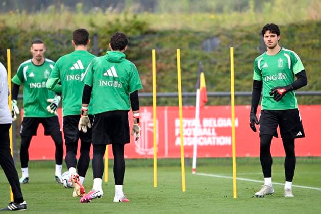 Belgium v Turkey - UEFA Nations League 2026 Media Activities 01 10 2026 TUBIZE, BELGIUM - OCTOBER 01 : Lammens Senne goalkeeper of Belgium pictured during a training session ahead of the UEFA Nations League tournament league phase matchday 3 group A1 match between Belgium and Turkey on October 1, 2026 in Tubize, Belgium, 01 10 2026 Tubize Belgium  Copyright: xNicoxVereeckenx