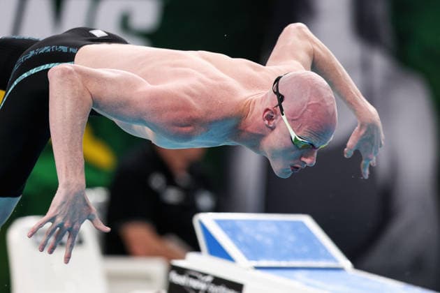 October 1, 2026, Sydney, Nsw, Australia: ROWAN CROTHERS competes in the Menâ€⠢s 100m free MC final during the 2026 Australian Short Course Championships. Sydney Australia - ZUMAt173 20261001_zsp_t173_038 Copyright: xStephanexThomasx