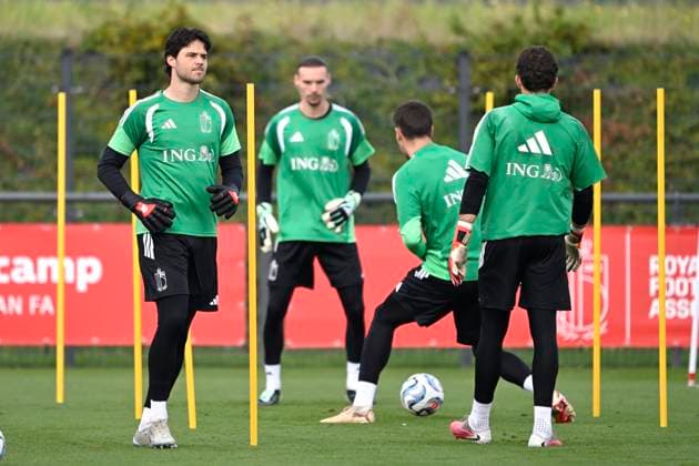 Belgium v Turkey - UEFA Nations League 2026 Media Activities 01 10 2026 TUBIZE, BELGIUM - OCTOBER 01 : Lammens Senne goalkeeper of Belgium pictured during a training session ahead of the UEFA Nations League tournament league phase matchday 3 group A1 match between Belgium and Turkey on October 1, 2026 in Tubize, Belgium, 01 10 2026 Tubize Belgium  Copyright: xNicoxVereeckenx