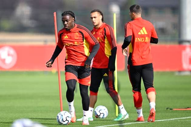 Belgium v Turkey - UEFA Nations League 2026 Media Activities 01 10 2026 TUBIZE, BELGIUM - OCTOBER 01 : Lavia Romeo midfielder of Belgium pictured during a training session ahead of the UEFA Nations League tournament league phase matchday 3 group A1 match between Belgium and Turkey on October 1, 2026 in Tubize, Belgium, 01 10 2026 Tubize Belgium  Copyright: xNicoxVereeckenx