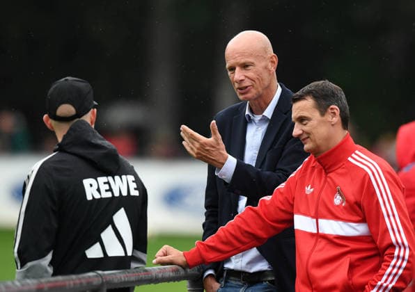 October 1, 2026, xophax, Soccer, Bundesliga 1, 1. FC Köln Training During the International Break: President Jörn Stobbe, Ulf Sobek, Coach Rene Wagner—all from 1. FC Köln
