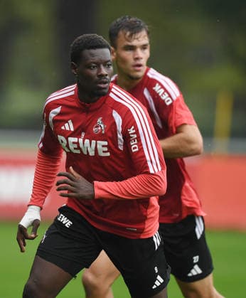 October 1, 2026, xophax, Soccer, Bundesliga 1, 1. FC Köln Training during the international break: Ragnar Ache (left) and Thijs Dallinga (right), both of 1. FC Köln
