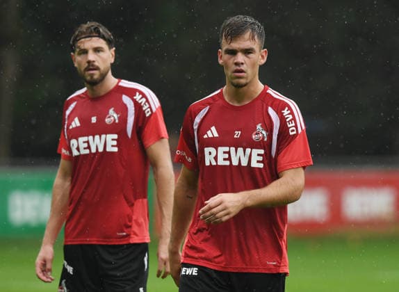October 1, 2026, xophax, Soccer, Bundesliga 1, 1. FC Köln: Thijs Dallinga (right) and Imad Rondic, both of 1. FC Köln