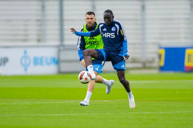 October 1, 2026, Soccer, FC Schalke 04 Training by Hasan Kurucay, FC Schalke 04, Jean Paul Ndiaye, FC Schalke 023, Gelsenkirchen, FC Schalke 04 Training Facility, North Rhine-Westphalia, Germany, xRHR, PHOTO YYx Copyright: RHR-FOTOx RHR-FOTO YY