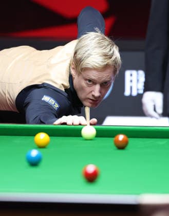 (261001) -- SHENZHEN, Oct. 1, 2026 -- Neil Robertson competes during the round 4 match between Chris Wakelin of England and Neil Robertson of Australia at World Snooker Tour Shenzhen Open 2026 in Shenzhen, south China s Guangdong Province, Oct. 1, 2026. ) (SP)CHINA-SNOOKER-SHENZHEN OPEN (CN) LuxHanxin 