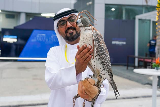 FORMULA 1 BAHRAIN GRAND PRIX IN MALAYSIA 2026 A Falcon from Bahrain being shown around the paddock during the Formula 1 Gulf Air Bahrain Grand Prix in Malaysia 2026, Round 16 of the 2026 Formula 1 World Championship, WM, Weltmeisterschaft from 2nd - 4th October 2026 at Sepang International Circuit, Sepang, Malaysia. Credit: Robbie Hoad Every Second Media Editorial use only. All images are copyright Every Second Media Limited. No images may be reproduced without prior permission. Copyright: xIMAGO EveryxSecondxMediax ESM-2195-0023 RobbiexHoadx xEveryxSecondxMediax