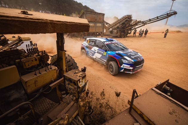 AUTO - WRC, Motorsport Rallye, WM - RALLY ITALIA SARDEGNA 2026 29 Fau ZALDIVAR, Marcelo DER OHANNESIAN, SKODA Fabia RS, action during the 2026 Rally Italia Sardegna, 13th round of the 2026 WRC World Rally Car Championship, from October 1 to 4, 2026 at Alghero, Italy - AlgheroItaly  Copyright: xNikosxKatikisx
