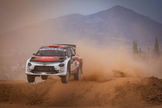 AUTO - WRC, Motorsport Rallye, WM - RALLY ITALIA SARDEGNA 2026 34 Pablo SARRAZIN, Yannick ROCHE, LANCIA Ypsilon HF, action during the 2026 Rally Italia Sardegna, 13th round of the 2026 WRC World Rally Car Championship, from October 1 to 4, 2026 at Alghero, Italy - AlgheroItaly  Copyright: xNikosxKatikisx
