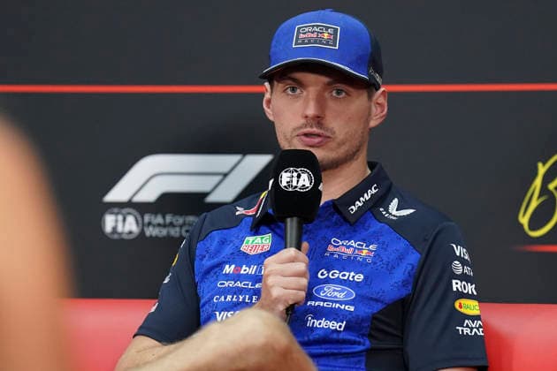 FORMULA 1 BAHRAIN GRAND PRIX IN MALAYSIA 2026 Max Verstappen (NED) 3 Red Bull Racing in the press conference, PK, Pressekonferenz during the Formula 1 Gulf Air Bahrain Grand Prix in Malaysia 2026, Round 16 of the 2026 Formula 1 World Championship, WM, Weltmeisterschaft from 2nd - 4th October 2026 at Sepang International Circuit, Sepang, Malaysia. Credit: Robbie Hoad Every Second Media Editorial use only. All images are copyright Every Second Media Limited. No images may be reproduced without prior permission. Copyright: xIMAGO EveryxSecondxMediax ESM-2195-0050 RobbiexHoadx xEveryxSecondxMediax