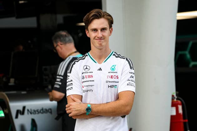 F1 - BAHRAIN GRAND PRIX IN MALAYSIA 2026 POURCHAIRE ThÃ o (fra), Development Driver of Mercedes AMG F1 Team, portrait during the 2026 Formula 1 Bahrain Grand Prix in Malaysia, 16th round of the 2026 Formula One World Championship, WM, Weltmeisterschaft from October 2 to 4, 2026 on the Sepang International Circuit, in Sepang, Malaysia - SepangMalaysia  Copyright: xXavixBonillax