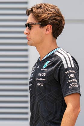 FORMULA 1 BAHRAIN GRAND PRIX IN MALAYSIA 2026 George Russell (GBR) 63 Mercedes in the paddock during the Formula 1 Gulf Air Bahrain Grand Prix in Malaysia 2026, Round 16 of the 2026 Formula 1 World Championship, WM, Weltmeisterschaft from 2nd - 4th October 2026 at Sepang International Circuit, Sepang, Malaysia. Credit: Robbie Hoad Every Second Media Editorial use only. All images are copyright Every Second Media Limited. No images may be reproduced without prior permission. Copyright: xIMAGO EveryxSecondxMediax ESM-2195-0108 RobbiexHoadx xEveryxSecondxMediax