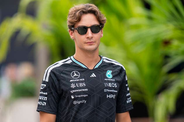 FORMULA 1 BAHRAIN GRAND PRIX IN MALAYSIA 2026 George Russell (GBR) 63 Mercedes in the paddock during the Formula 1 Gulf Air Bahrain Grand Prix in Malaysia 2026, Round 16 of the 2026 Formula 1 World Championship, WM, Weltmeisterschaft from 2nd - 4th October 2026 at Sepang International Circuit, Sepang, Malaysia. Credit: Robbie Hoad Every Second Media Editorial use only. All images are copyright Every Second Media Limited. No images may be reproduced without prior permission. Copyright: xIMAGO EveryxSecondxMediax ESM-2195-0133 RobbiexHoadx xEveryxSecondxMediax
