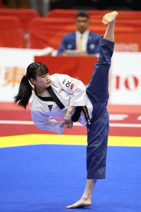 Yuiko Niwa (JPN), OCTOBER 1, 2026 - Taekwondo : Womens Individual Poomsae Semifinals Contest at Toyohashi Gymnasium during the Asian Games Aichi-Nagoya 2026 in Aichi, Japan. Noxthirdxpartyxsales  aflo_352317158 KenichiroxOganex