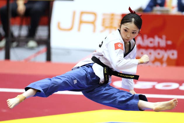 LEE Tsz Ching (HKG), OCTOBER 1, 2026 - Taekwondo : Womens Individual Poomsae Semifinals Contest at Toyohashi Gymnasium during the Asian Games Aichi-Nagoya 2026 in Aichi, Japan. aflo_352317208 KenichiroxOganex