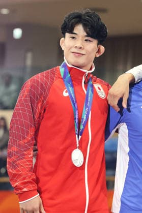 Kyotaro Sogabe (JPN), SEPTEMBER 30, 2026 - Wrestling : Men s Greco-Roman 67kg Medal Ceremony at Nagoya City Inae Sports Center during the Asian Games Aichi-Nagoya 2026 in Aichi, Japan. Noxthirdxpartyxsales  aflo_352156107 KenichiroxOganex