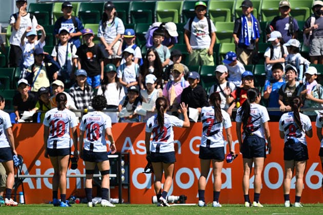 Japna team goup (JPN), OCTOBER 1, 2026 - Rugby : Women s Preliminary Round Pool D match between Japan - Singapore at Nagoya City Mizuho Park Rugby Field during the Asian Games Aichi-Nagoya 2026 in Aichi, Japan. Noxthirdxpartyxsales  aflo_352328005 KenjiroxMatsuox