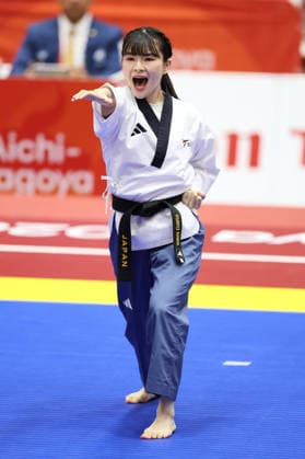 Yuiko Niwa (JPN), OCTOBER 1, 2026 - Taekwondo : Womens Individual Poomsae Semifinals Contest at Toyohashi Gymnasium during the Asian Games Aichi-Nagoya 2026 in Aichi, Japan. Noxthirdxpartyxsales  aflo_352317153 KenichiroxOganex
