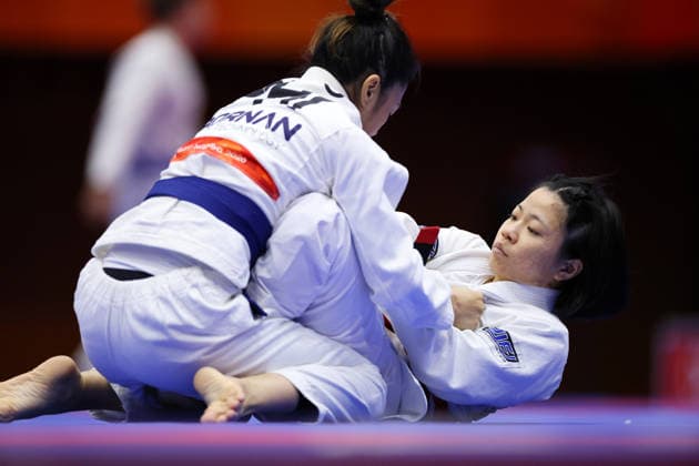 Mika Tanaka (JPN), OCTOBER 1, 2026 - Ju-Jitsu : Women s -48kg elimination round of 32 at Aichi Prefectural Martial Arts Hall during the Asian Games Aichi-Nagoya 2026 in Aichi, Japan. Noxthirdxpartyxsales  aflo_352328275 NaokixMoritax
