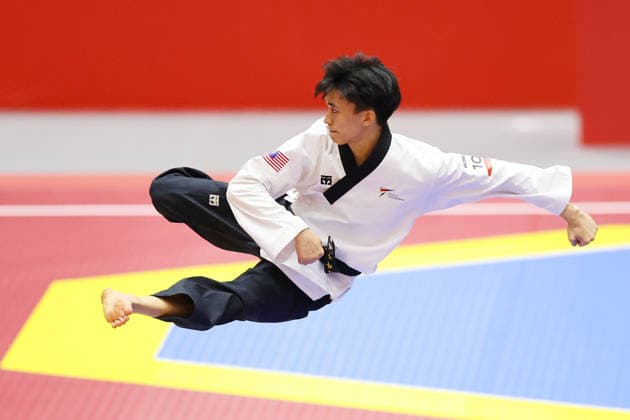 CHIN Ken Haw (MAS), OCTOBER 1, 2026 - Taekwondo : Mens Individual Poomsae Semifinals Contest at Toyohashi Gymnasium during the Asian Games Aichi-Nagoya 2026 in Aichi, Japan.  aflo_352330434 KenichiroxOganex