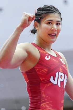 Aichi-Nagoya Asian Games: Wrestling Japan s Nonoka Ozaki reacts after beating Kim Ok Ju of North Korea in the Aichi-Nagoya Asian Games women s wrestling 62-kilogram final at Nagoya City Inae Sports Center in Nagoya, central Japan, on Oct. 1, 2026. A14AA0005629672P
