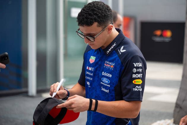 Isack Hadjar (FRA) - Oracle Red Bull Racing during the Media Day of Formula 1 Gulf Air Bahrain Grand Prix in Malaysia 2026 at Sepang International Circuit in Sepang, Malaysia. Round 16 of 23 of the 2026 FIA Formula One World Championship, WM, Weltmeisterschaft held October 2-4, 2026. The race was relocated from Bahrain to Malaysia and held at Sepang International Circuit. Formula 1 Gulf Air Bahrain Grand Prix in Malaysia 2026 - Round 16 of 23 - Sepang International Circuit, Sepang, Malaysia F1-2026-R04-BHR
