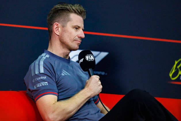1st October 2026; Sepang IC, Kuala Lumpur, Malaysia; Formula 1, Bahrain Grand Prix, Arrival Day; Nico Hulkenberg (27) of Germany and Audi Revolut F1 Team during the press conference, PK, Pressekonferenz at the Bahrain Grand Prix StephenxBlackberry