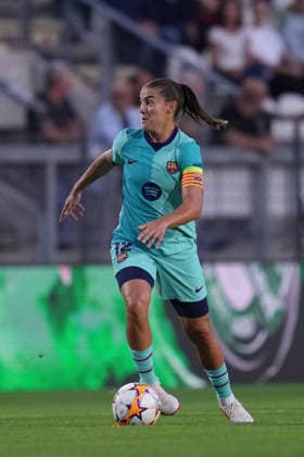 Barcellona s Patri Guijarro during the Uefa Women™s Champions League soccer match between Roma and Barcellona at the Rome s Tre Fontane stadium, Italy - Wednesday September 30, 2026 - Soccer ( Photo by Alfredo Falcone LaPresse )  Copyright: xAlfredoxFalcone LaPressex