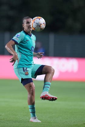 Barcellona s Patri Guijarro during the Uefa Women™s Champions League soccer match between Roma and Barcellona at the Rome s Tre Fontane stadium, Italy - Wednesday September 30, 2026 - Soccer ( Photo by Alfredo Falcone LaPresse )  Copyright: xAlfredoxFalcone LaPressex
