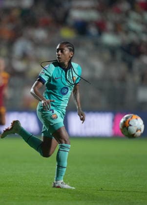 Barcellona s Kerolin during the Uefa Women™s Champions League soccer match between Roma and Barcellona at the Rome s Tre Fontane stadium, Italy - Wednesday September 30, 2026 - Soccer ( Photo by Alfredo Falcone LaPresse )  Copyright: xAlfredoxFalcone LaPressex