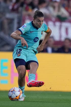 Barcellona s Patri Guijarro during the Uefa Women™s Champions League soccer match between Roma and Barcellona at the Rome s Tre Fontane stadium, Italy - Wednesday September 30, 2026 - Soccer ( Photo by Alfredo Falcone LaPresse )  Copyright: xAlfredoxFalcone LaPressex