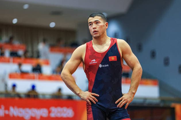 Asian Games, 77 kg Greco-Roman: Akzhol Makhmudov (Kyrgyzstan) Copyright: xAmirrezaxAliasgarix