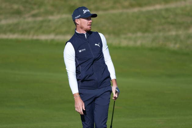 RECORD DATE NOT STATED 1st October 2026; Old Course at St Andrews, Mount Melville, Scotland; DP World Tour Golf, Alfred Dunhill Links Championship, Day 1; Sean Crocker on the 15th hole AlecxBrown