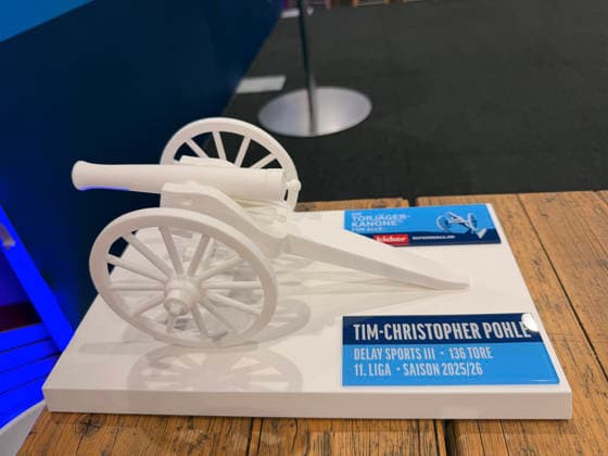 Top Scorer Award for Everyone Presented to Tim Christopher Pohle, Delay Sports III, 11th League, Munich, October 1, 2026, Germany vs. Serbia, UEFA Nations League, Matchday 3, Allianz Arena