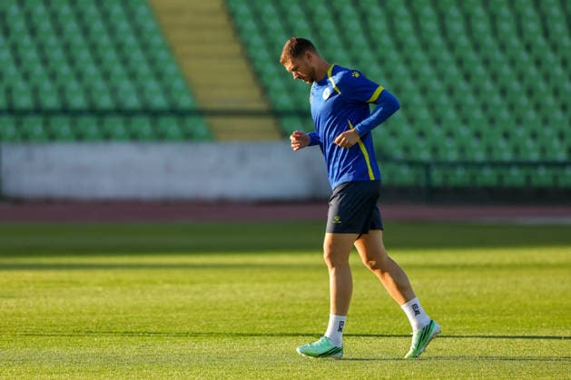 Edin Dzeko last training Edin Dzeko did his last training session as captain and player of the football team of Bosnia and Herzegovina at the Kosevo stadium on October 1, 2026 Sarajevo, Bosnia and Herzegovina  ArminxDurgut PIXSELL