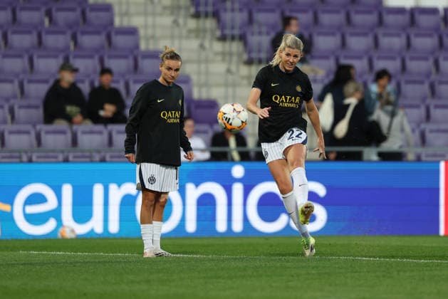 FK Austria Wien v FC Internazionale Milano - UEFA Women s Champions League 26 27 MD2 Olivia Schough of FC Internazionale Milano warms up before the UEFA Women s Champions League Matchday 2 match between FK Austria Wien and FC Internazionale Milano at Franz-Horr-Stadion on October 1, 2026 in Vienna, Austria. Vienna Franz-Horr-Stadion Austria Copyright: xYigitxOerme PSxImagesxYigitxOerme PSxImagesx
