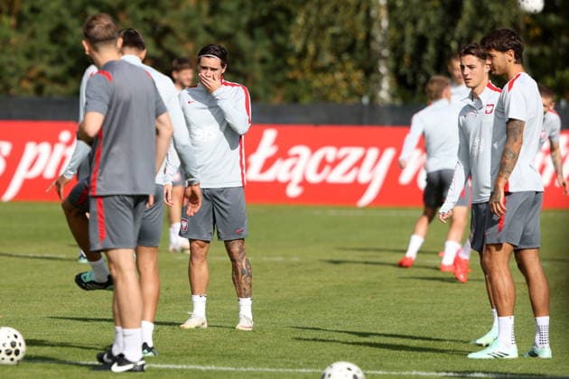 Kepa kolo Sochocina 01.10.2026 Trening reprezentacji Polski - - - Polish football national team, Nationalteam training session in Kepa near Sochocin Nicola Zalewski Fot. Marcin Solarz FotoPyk NEWSPIX.PL --- newspix.pl POLAND OUT!