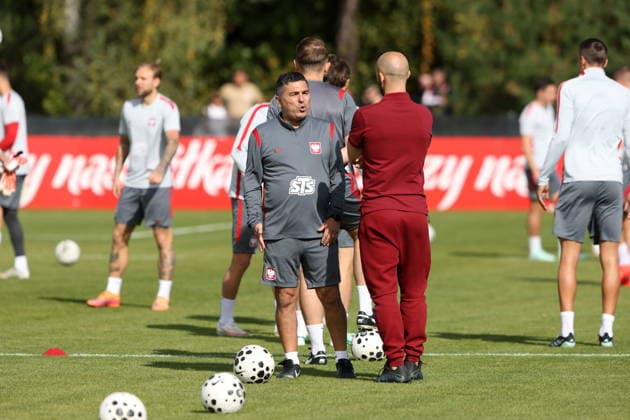 Kepa kolo Sochocina 01.10.2026 Trening reprezentacji Polski - - - Polish football national team, Nationalteam training session in Kepa near Sochocin Cesar Sanjuan-Szklarz Fot. Marcin Solarz FotoPyk NEWSPIX.PL --- newspix.pl POLAND OUT! 