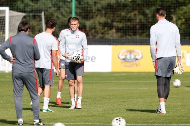 Kepa kolo Sochocina 01.10.2026 Trening reprezentacji Polski - - - Polish football national team, Nationalteam training session in Kepa near Sochocin Karol Swiderski Fot. Marcin Solarz FotoPyk NEWSPIX.PL --- newspix.pl POLAND OUT!