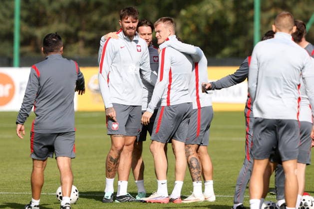 Kepa kolo Sochocina 01.10.2026 Trening reprezentacji Polski - - - Polish football national team, Nationalteam training session in Kepa near Sochocin Przemyslaw Wisniewski Piotr Zielinski Karol Swiderski Fot. Marcin Solarz FotoPyk NEWSPIX.PL --- newspix.pl POLAND OUT!