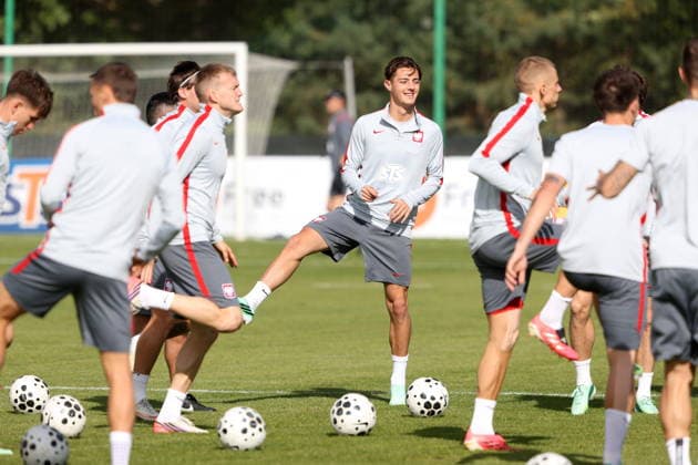 Kepa kolo Sochocina 01.10.2026 Trening reprezentacji Polski - - - Polish football national team, Nationalteam training session in Kepa near Sochocin Kacper Urbanski Fot. Marcin Solarz FotoPyk NEWSPIX.PL --- newspix.pl POLAND OUT!