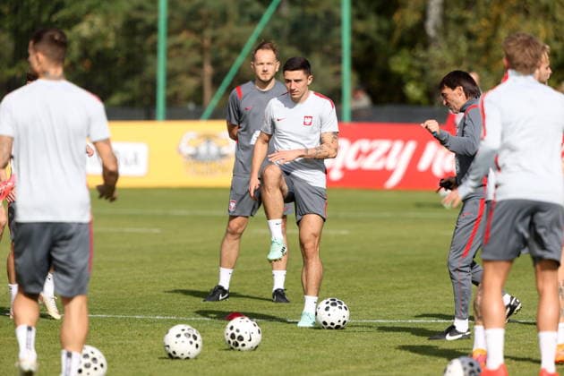 Kepa kolo Sochocina 01.10.2026 Trening reprezentacji Polski - - - Polish football national team, Nationalteam training session in Kepa near Sochocin Bartosz Slisz Fot. Marcin Solarz FotoPyk NEWSPIX.PL --- newspix.pl POLAND OUT!